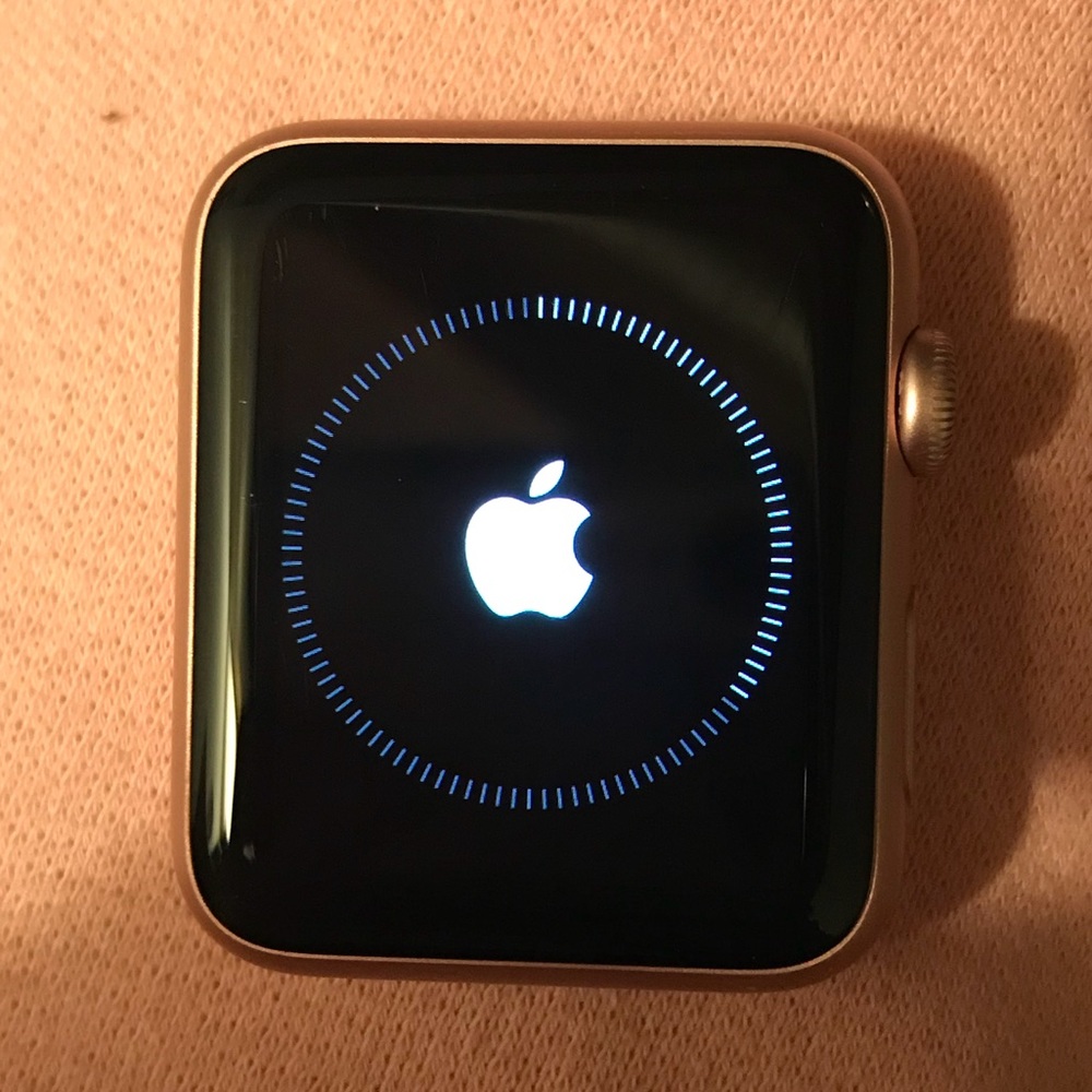 First generation rose gold Apple Watch